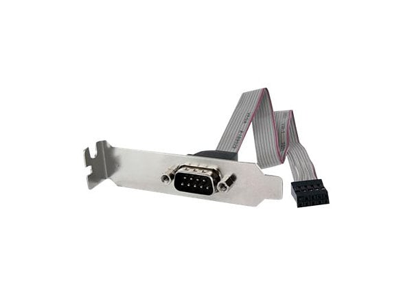 StarTech.com Serial to 10 Pin IDC Header LP Slot Plate - serial adapter - 9 in
