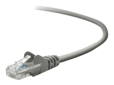 Belkin patch cable - TAA Compliant - 10 ft - gray