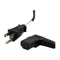 StarTech.com 6ft (1.8m) Computer Power Cord, NEMA 5-15P to Right Angle C13 Power Cable, 18AWG