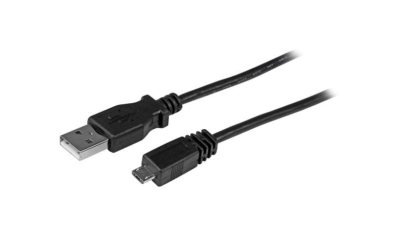 StarTech.com 1ft / 0.3m Micro-USB Cable - USB A to Micro B Cable - M/M