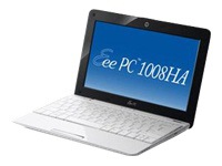 ASUS EEE PC 1008HA - Atom N280 - White