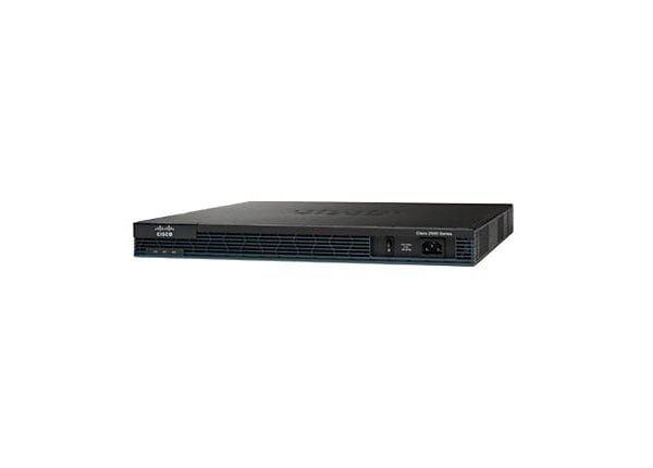 Cisco 2901 Voice Bundle - router - voice / fax module - rack-mountable, wall-mountable