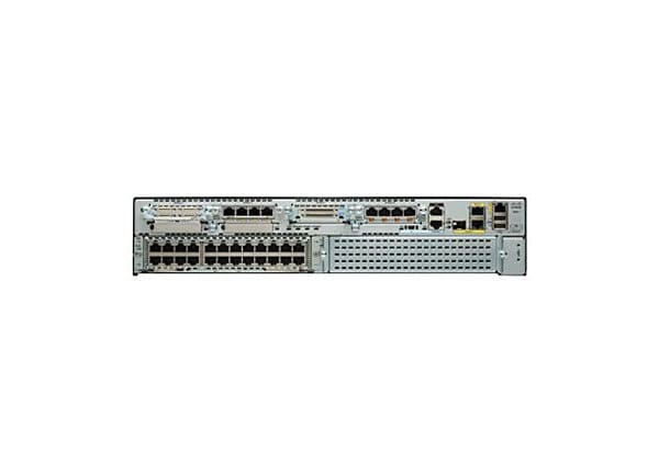Cisco 2921 Voice Security Bundle - router - voice / fax module - rack-mountable