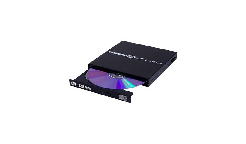 Kanguru QS Slim DVDRW DVD Burner - DVD±RW (±R DL) drive - USB 2.0 - externa