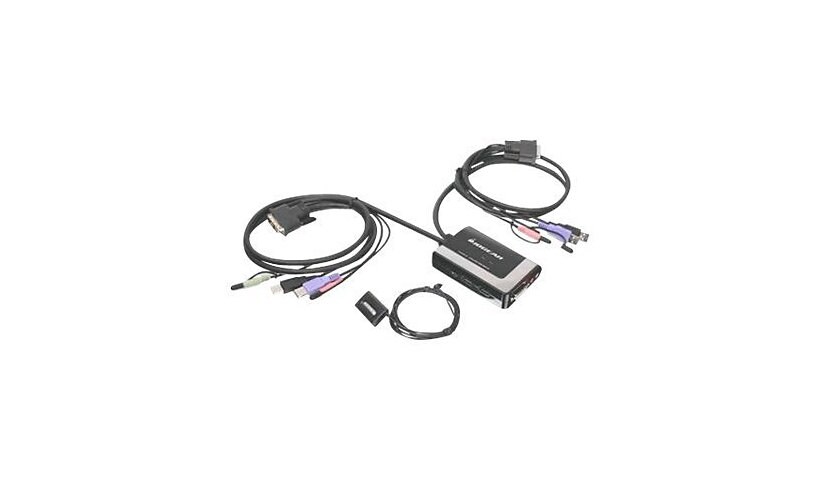 IOGEAR MiniView DVI-D KVM with Audio and Mic GCS932UB - KVM / audio / USB s
