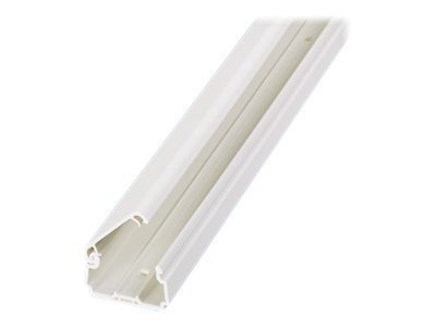 Panduit Surface Raceway, LDPH10 Pwr Rated,2-pc Latch, 6 ft, White