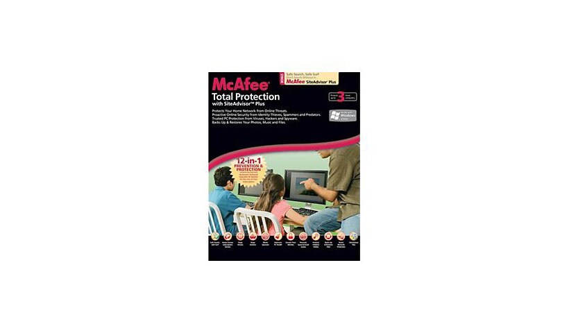 McAfee Total Protection for Secure Business - competitive upgrade license + 3 Years Gold Support - 1 node