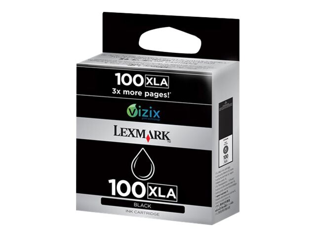 Lexmark Cartridge No. 100XLA - High Yield - black - original - ink cartridge