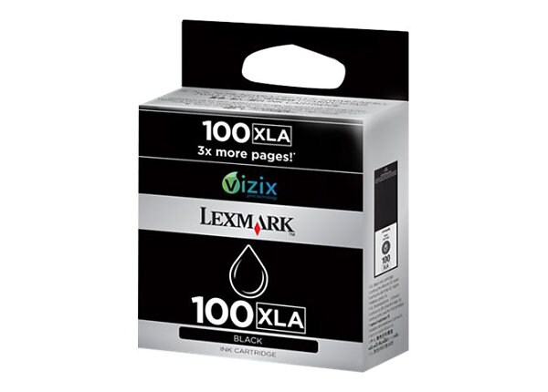 Lexmark Cartridge No. 100XLA - High Yield - black - original - ink cartridge