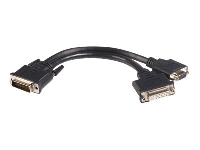 StarTech.com 8in LFH 59 Male to Female DVI I VGA DMS 59 Cable - display cable - 20 cm