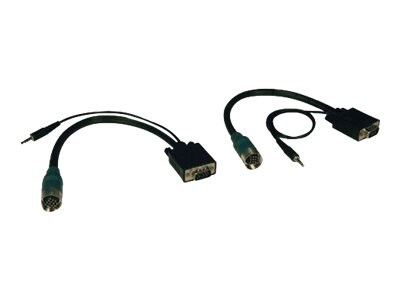 Tripp Lite Easy Pull Type-A RGB Style VGA Connector Kit w/ Audio M/M