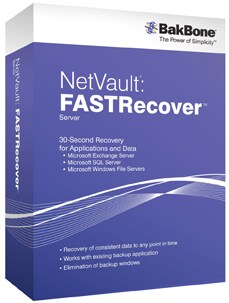 BakBone NetVault: FASTRecover Server
