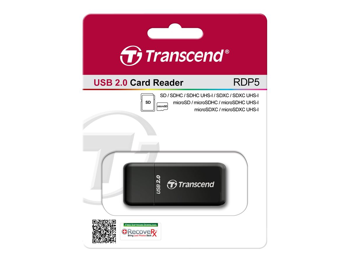 Transcend RDP5 - card reader - USB 2.0