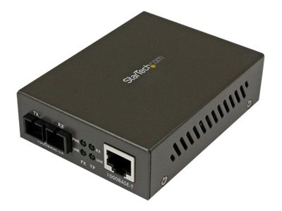 StarTech.com Gigabit Single Mode Fiber Ethernet Media Converter
