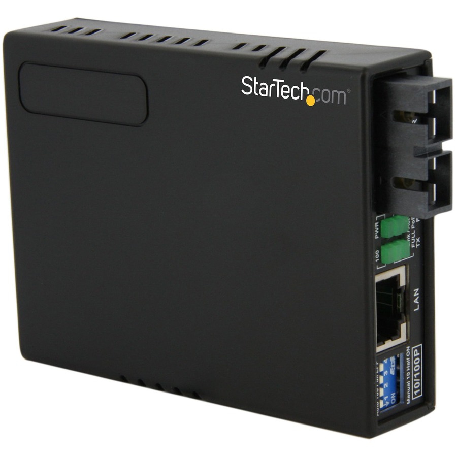 StarTech.com 10/100 Fiber to Ethernet Media Converter SC w/ PoE