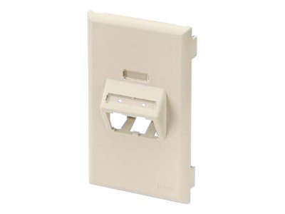 Panduit Pan-Way Snap-on Single Gang Vertical Sloped Communication Faceplate