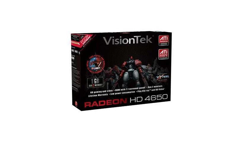 VisionTek Radeon 4650 SFF - graphics card - Radeon HD 4650 - 1 GB