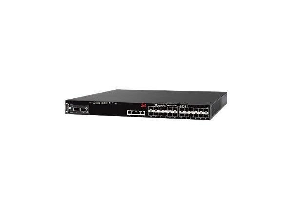 Brocade FastIron CX 624S-F - switch - 24 ports - managed - rack-mountable