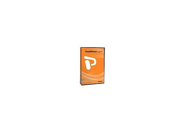 Microsoft PowerPoint 2008 for Mac - license - 1 PC