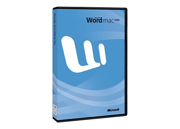 Microsoft Word 2008 for Mac - license - 1 PC