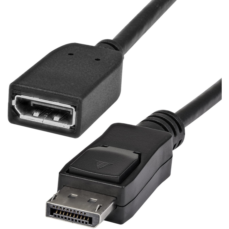 StarTech.com 6ft (2m) DisplayPort Extension Cable, 4K x 2K Video, DisplayPort Male to Female Extension Cable, DP 1.2