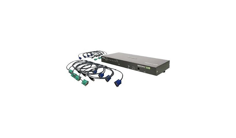 IOGEAR GCS1808KITU 8-Port VGA Combo KVM Switch with USB Cables - KVM / USB