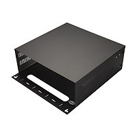 Black Box Low-Profile Side Wallmount Cabinet - cabinet - 4U