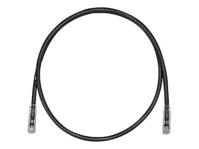 Panduit TX6 PLUS patch cable - 6 ft - black
