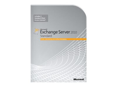 Microsoft Exchange Server 2010 Standard Edition - box pack - 1 server, 5 CALs