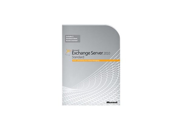 Microsoft Exchange Server 2010 Standard Edition - box pack - 1 server, 5 CALs