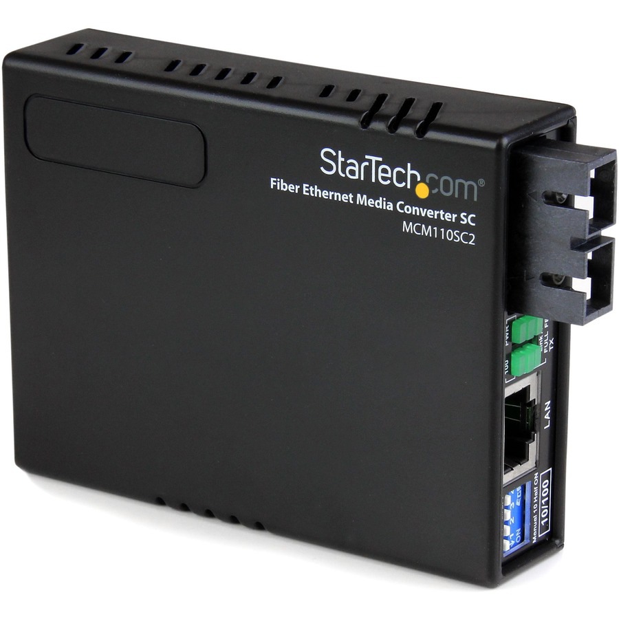 StarTech.com Multimode (MM) SC Fiber Media Converter for 10/100Mbps Network