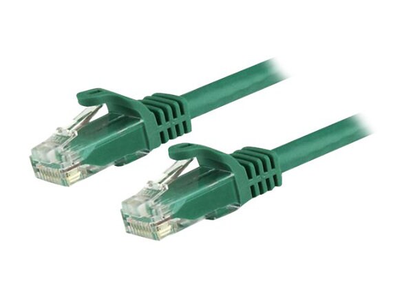 StarTech.com 15 ft Green Cat6 / Cat 6 Snagless Patch Cable 15ft - patch cable - 4.6 m - green