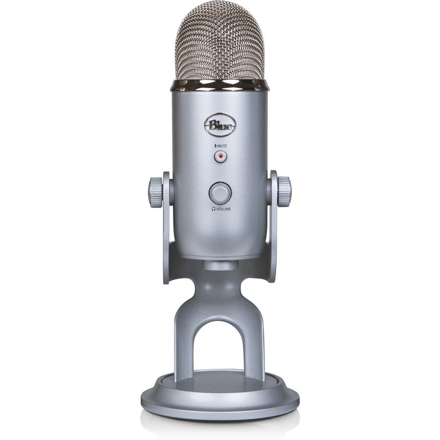 Blue Microphones Yeti Multi-pattern USB Condenser Microphone - Silver