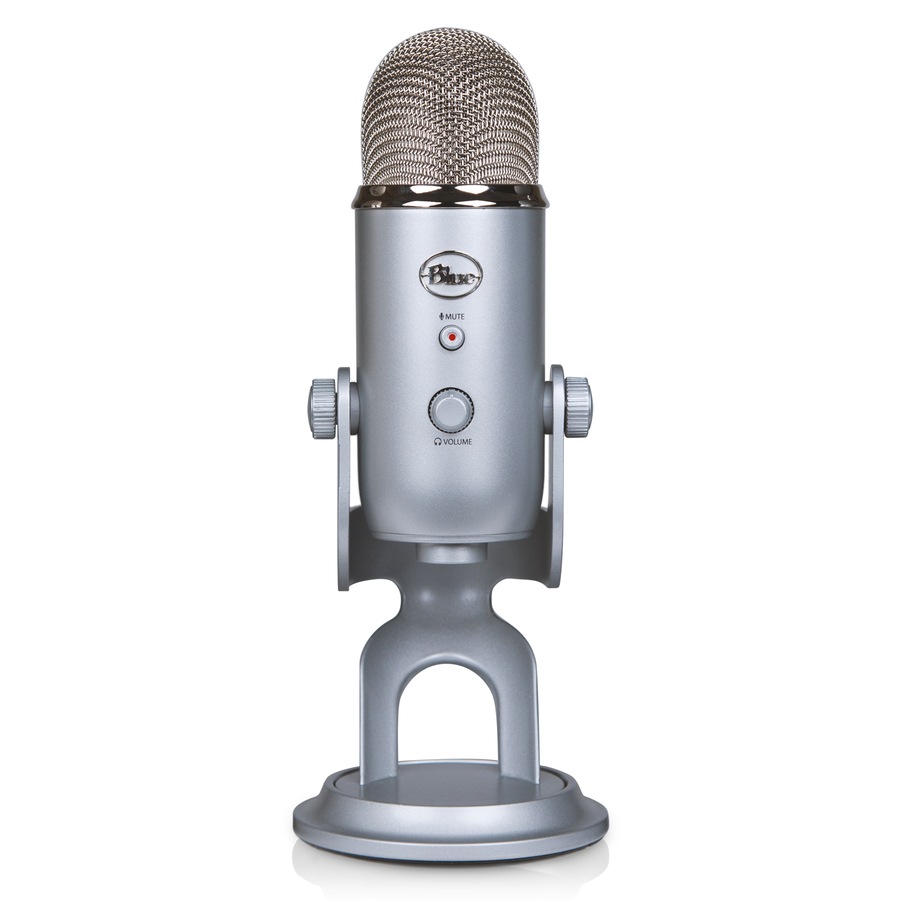 Thumbnail 2 of 6 for Blue Yeti Multi-Pattern USB Microphone With Blue VO!CE - Silver