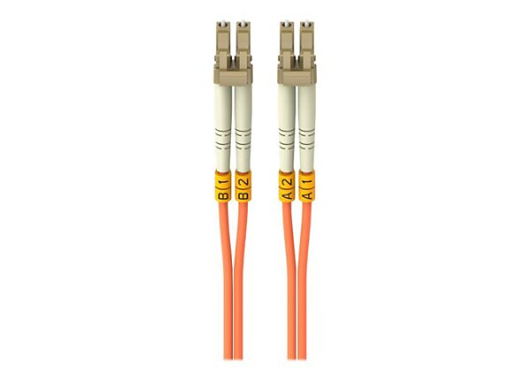 Belkin 10M Fiber Optic Cable; Orange Multimode LC/LC Duplex, 50/125 OM2 - patch cable - 10 m - orange - B2B