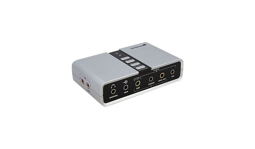 StarTech.com 7,1 USB Audio Adapter Sound Card with SPDIF Digital Audio