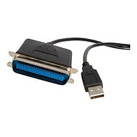 StarTech.com USB to Parallel Port Adapter for Printers - 10 ft