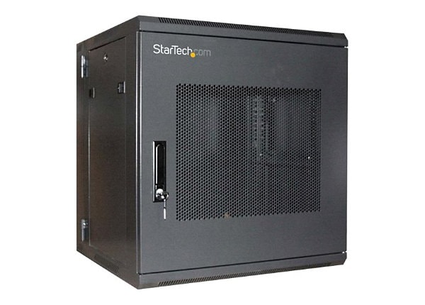 StarTech.com 12U Hinged Wall Mount Server Rack Cabinet w/ Steel Mesh Door