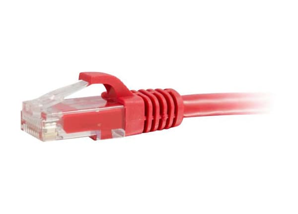 C2G Cat5e Snagless Unshielded (UTP) Network Patch Cable - patch cable - 100 ft - red