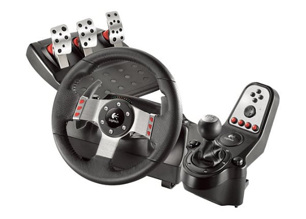 Logitech G27 Racing Wheel - wheel, pedals and gear shift lever set - wired