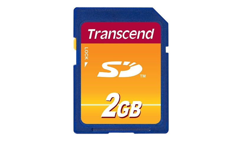 Transcend - carte mémoire flash - 2 Go - SD