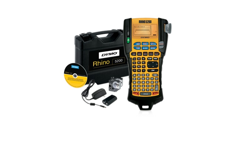 DYMO Rhino 5200 Hard Case Kit - labelmaker - B/W - thermal