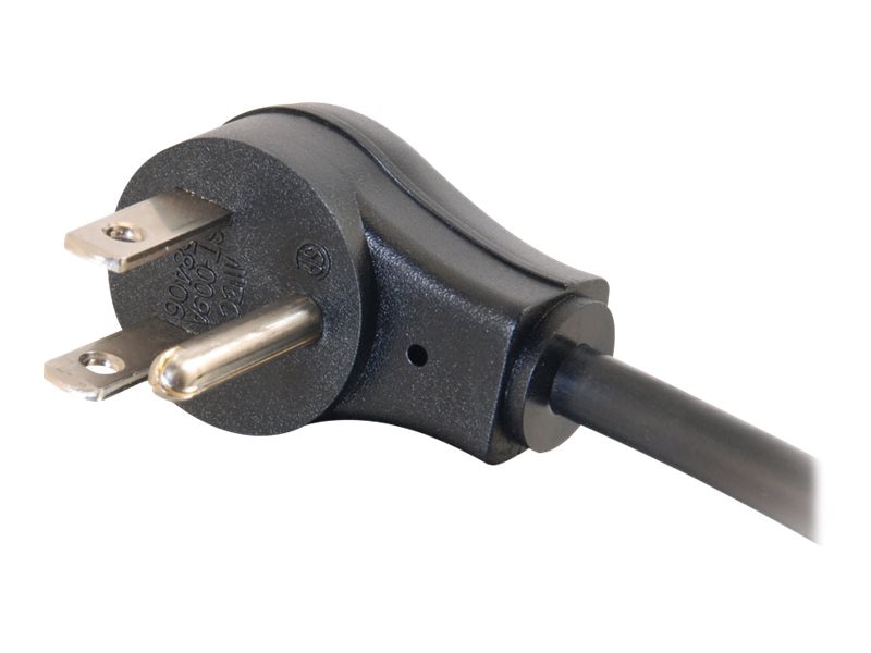 Thumbnail 2 of 3 for C2G 3ft Universal Flat Panel Power Cord - 18 AWG - NEMA 5-15P to IEC320C13