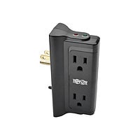 Tripp Lite Surge Protector Wallmount Direct Plug In 120V 4 Outlet 670 Joule