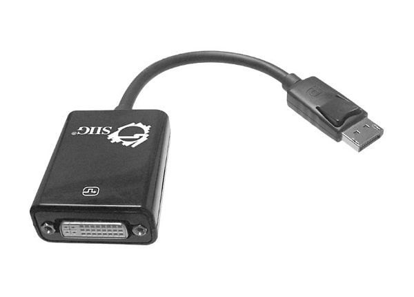 SIIG DisplayPort to DVI Adapter - DVI adapter - 9.4 in