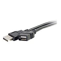 C2G 3.3ft USB Extension Cable - USB A to USB A Extension Cable - USB 2.0 - M/F