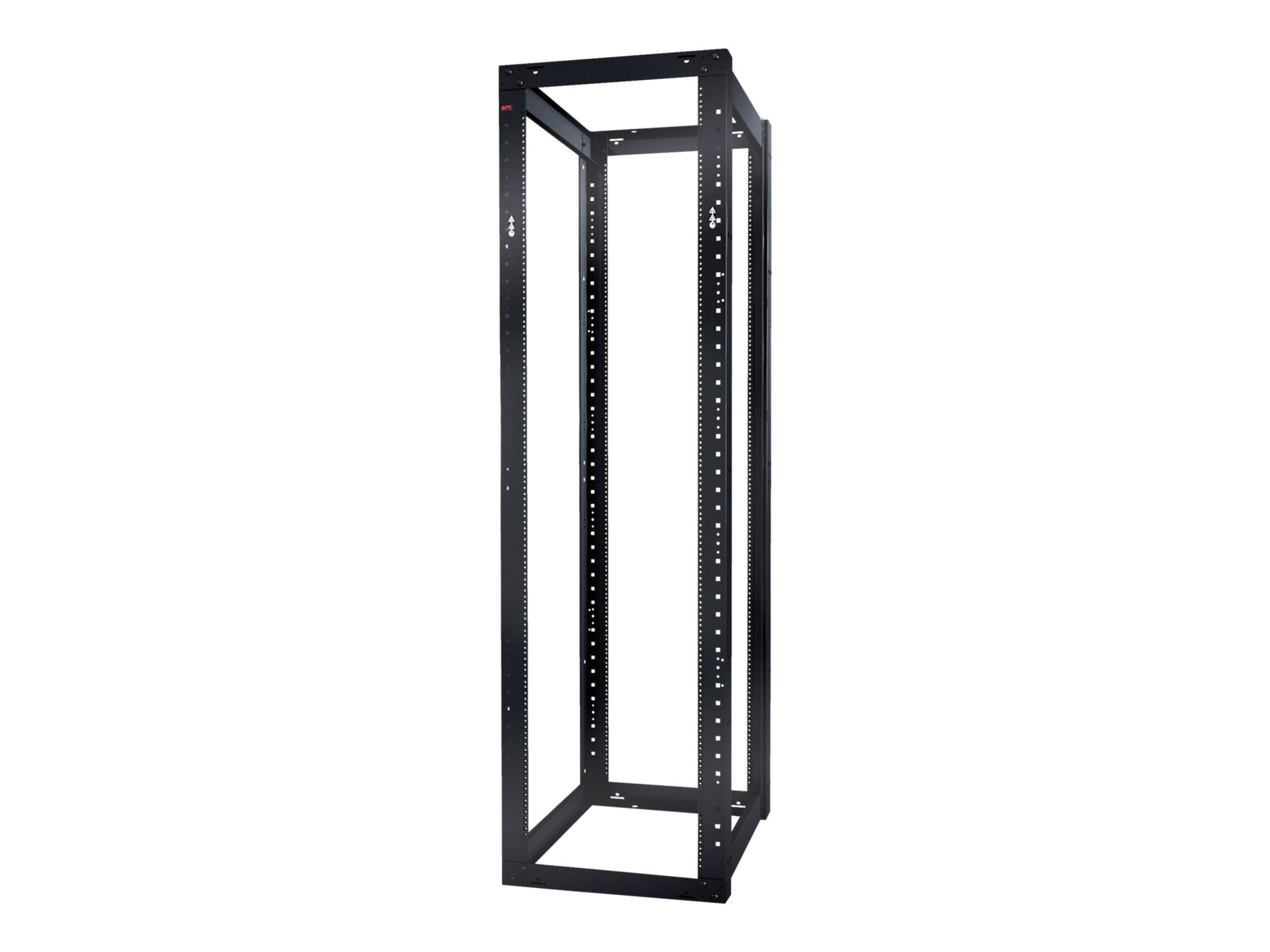 APC by Schneider Electric NetShelter 4 Post Open Frame Rack 44U #12-24 Threaded Holes