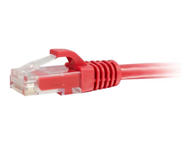 C2G 35ft Cat6 Ethernet Cable - Snagless Unshielded (UTP) - Red - patch cable - 35 ft - red