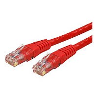 StarTech.com CAT6 Ethernet Cable 5' Red 650MHz Molded Patch Cord PoE++