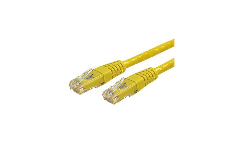 StarTech.com 5ft CAT6 Ethernet Cable - Yellow CAT 6 Gigabit Wire 100W PoE 650MHz Molded Patch Cord
